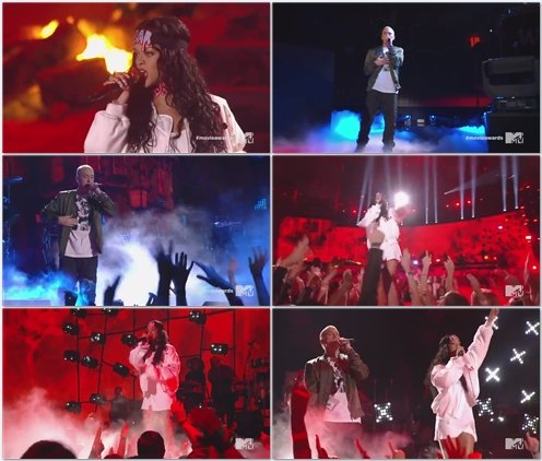 Eminem ft. Rihanna - The Monster (Live @ MTV Movie Awards)